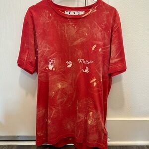 Off-white red t-shirt